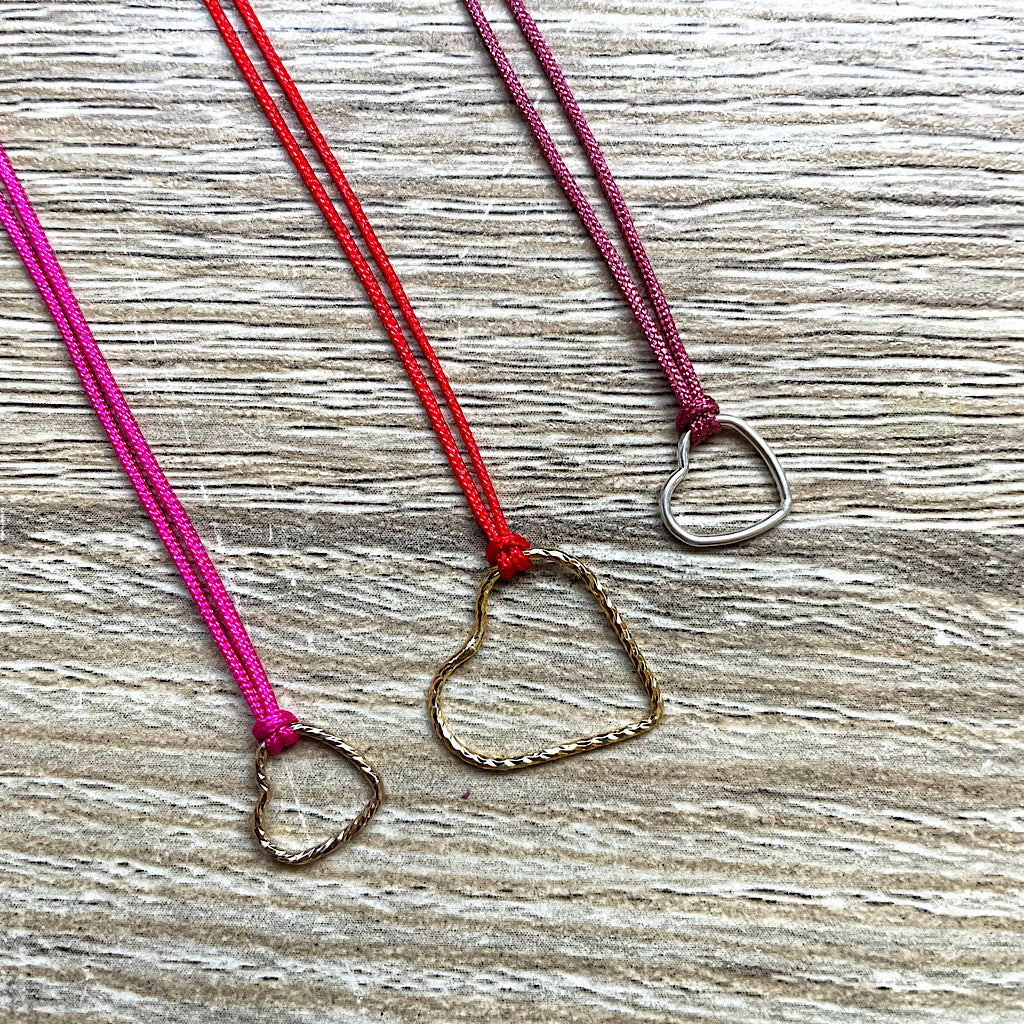 Collier cordon Cœur