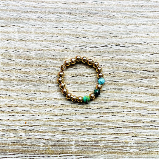 bague-turquoise-africaine-plaque-or