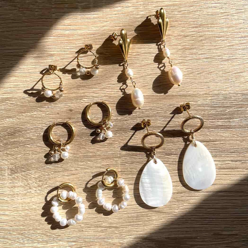 Boucles d'oreilles mariage et cérémonie