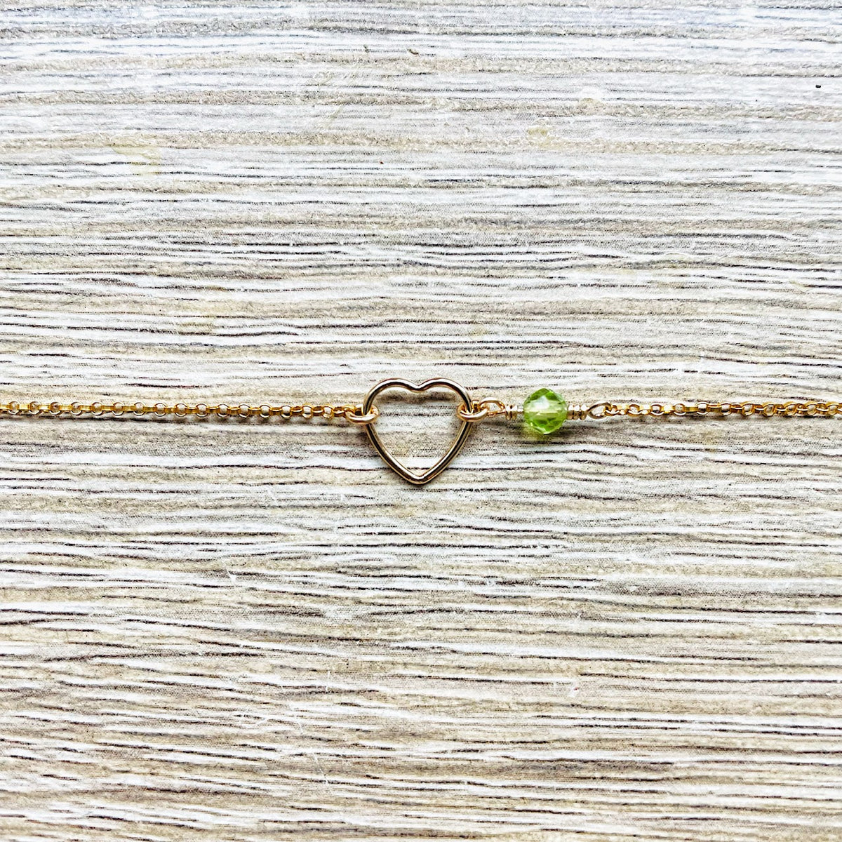 Collier pierre de naissance Mon coeur