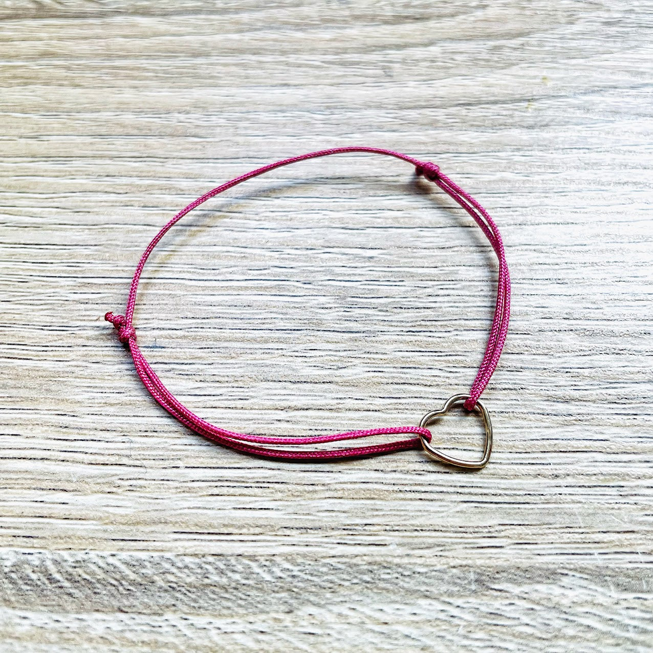 bracelet-cœur-vieux-rose-plaque-or