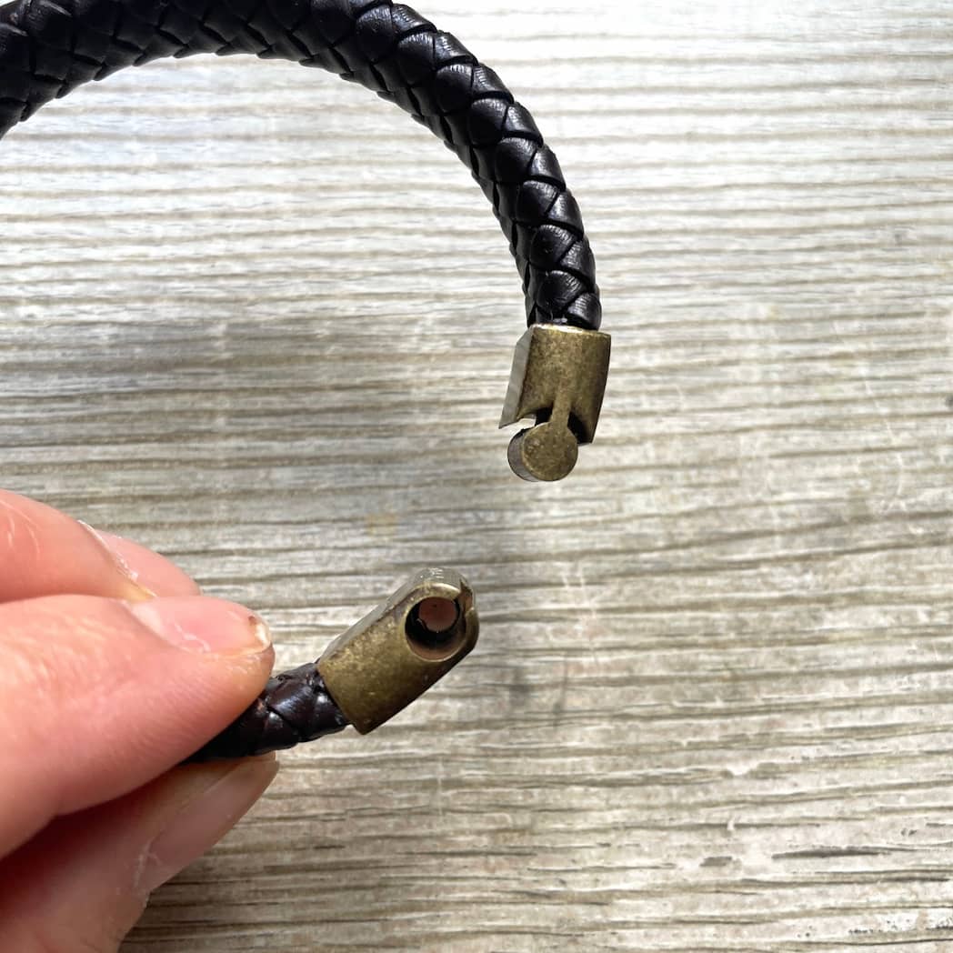 Bracelets homme cuir tressé