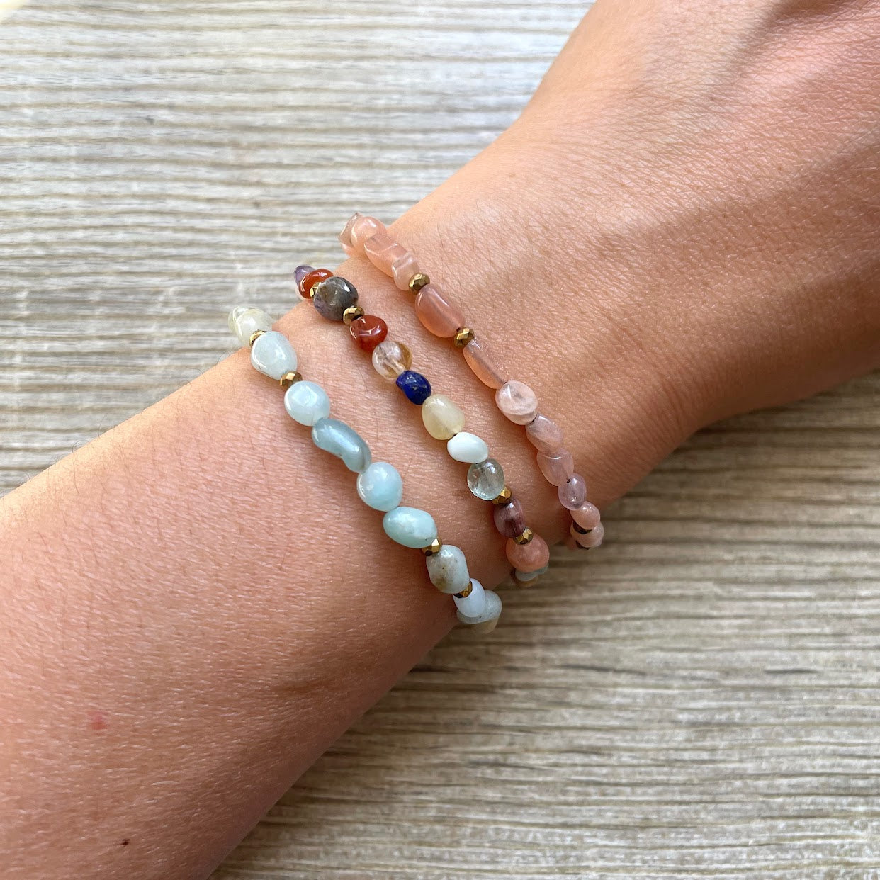 Bracelet pierres naturelles Maeva