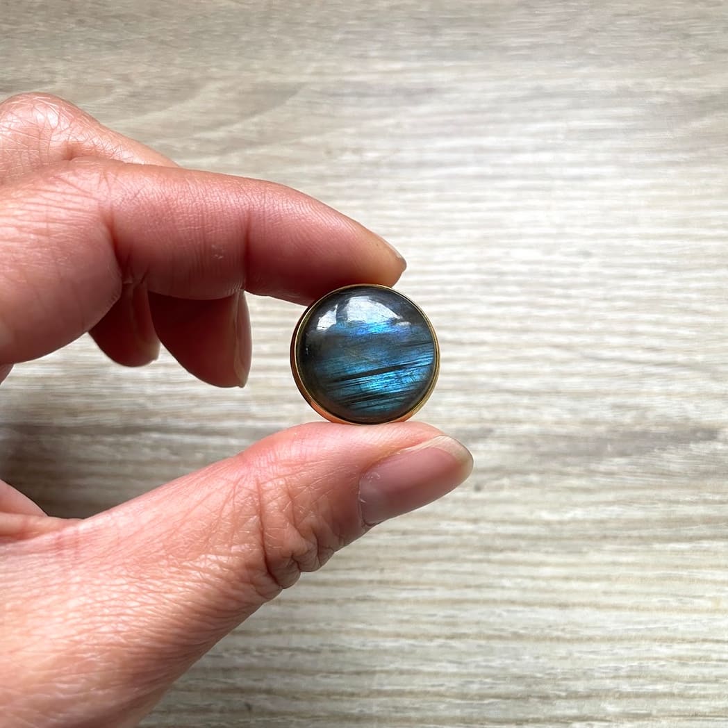 Broche Labradorite