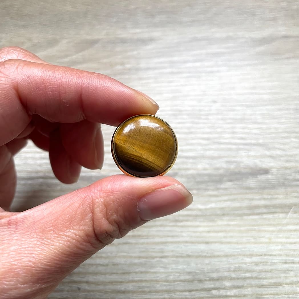 Broche Œil de Tigre