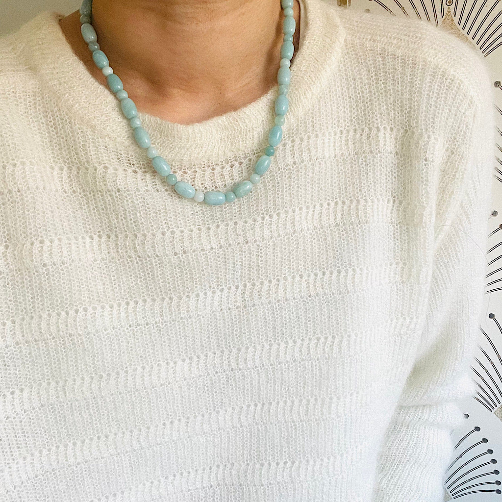 Collier Amazonite modèle unique