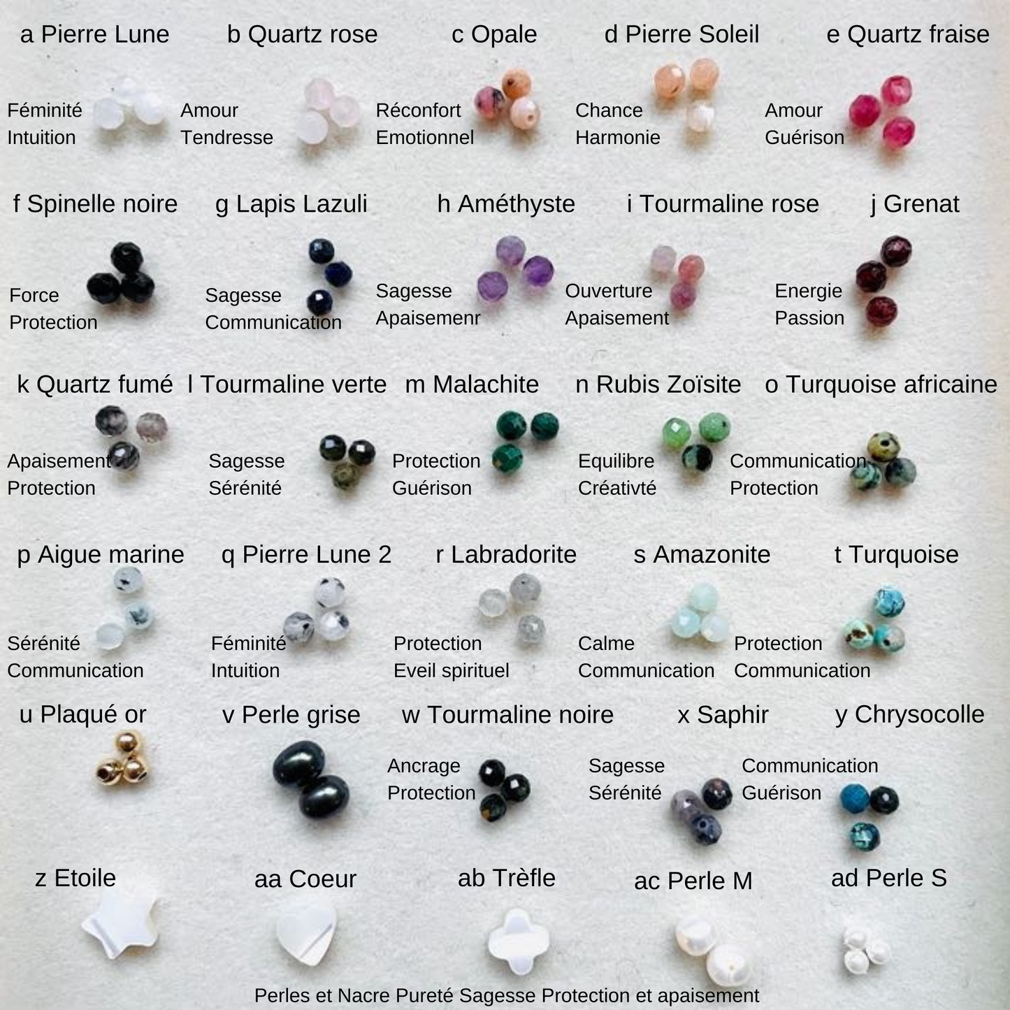 Collier charms à personnaliser