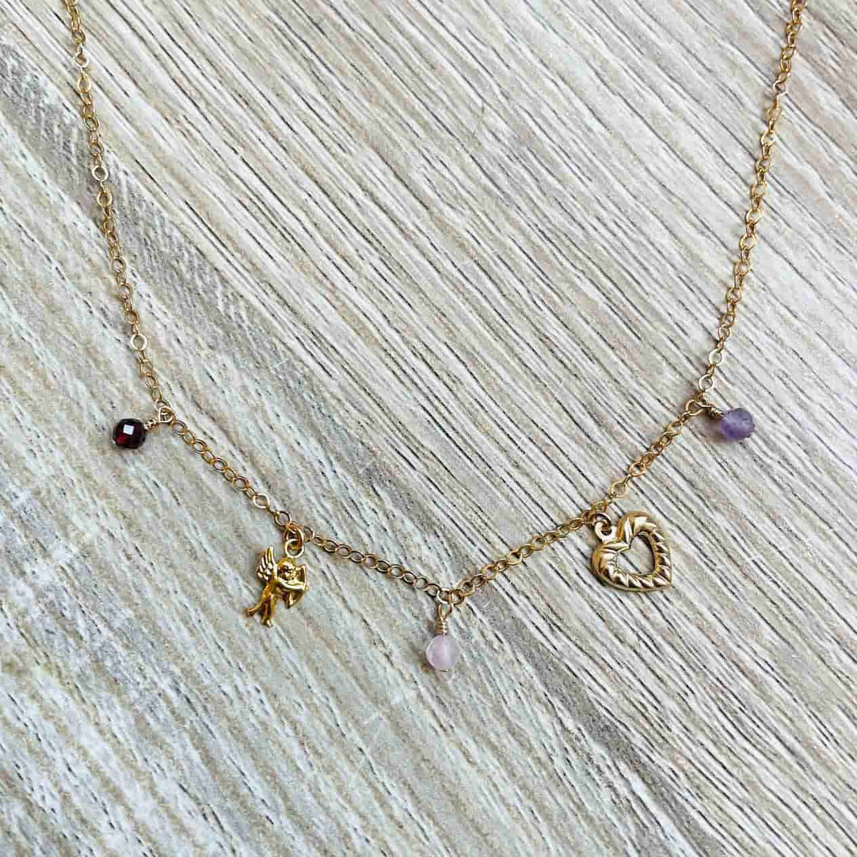 Collier charms amour
