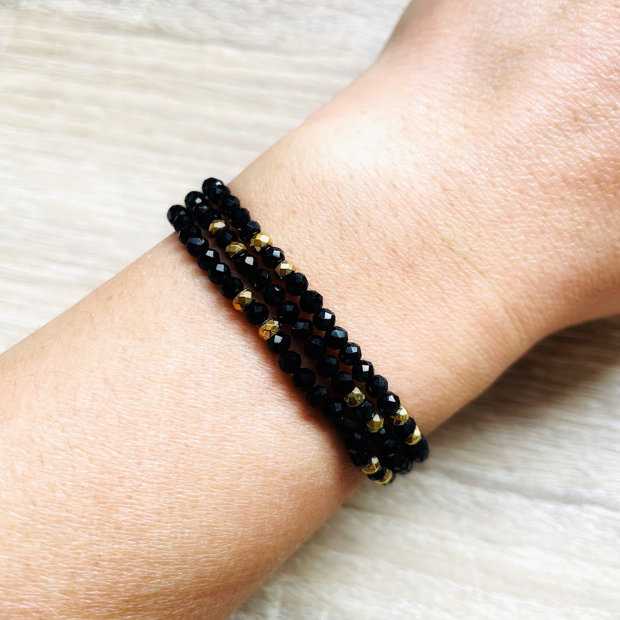 Collier en pierres naturelles transformable en bracelet Romy
