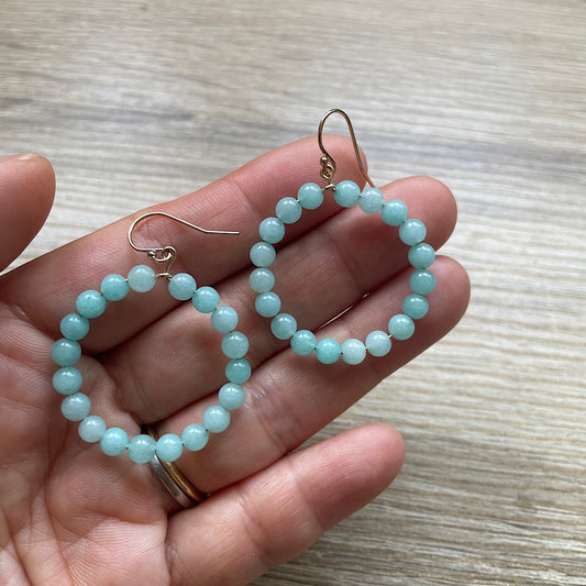 Boucles d’oreilles Amazonite Wanda