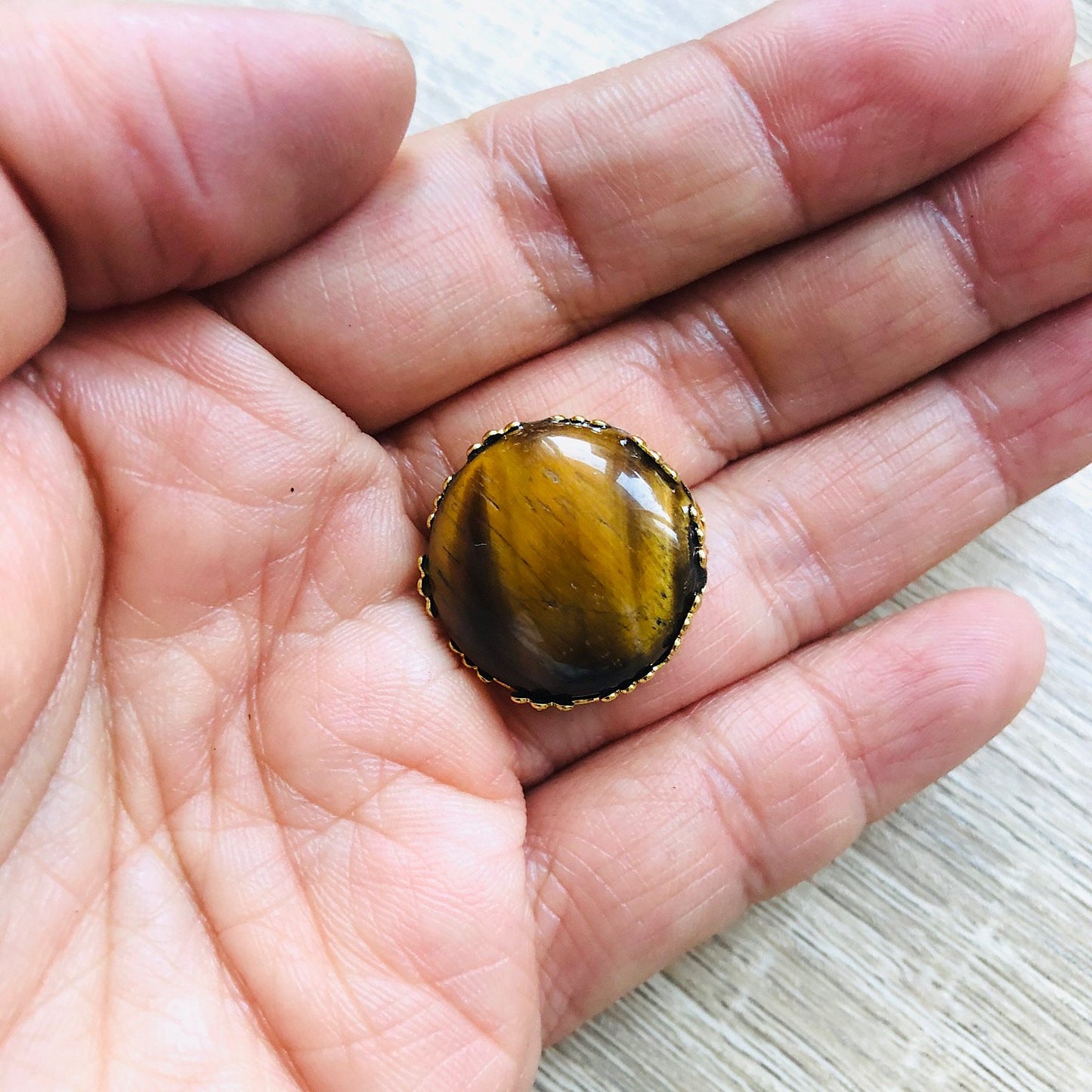 Broche pierres naturelles Margaux