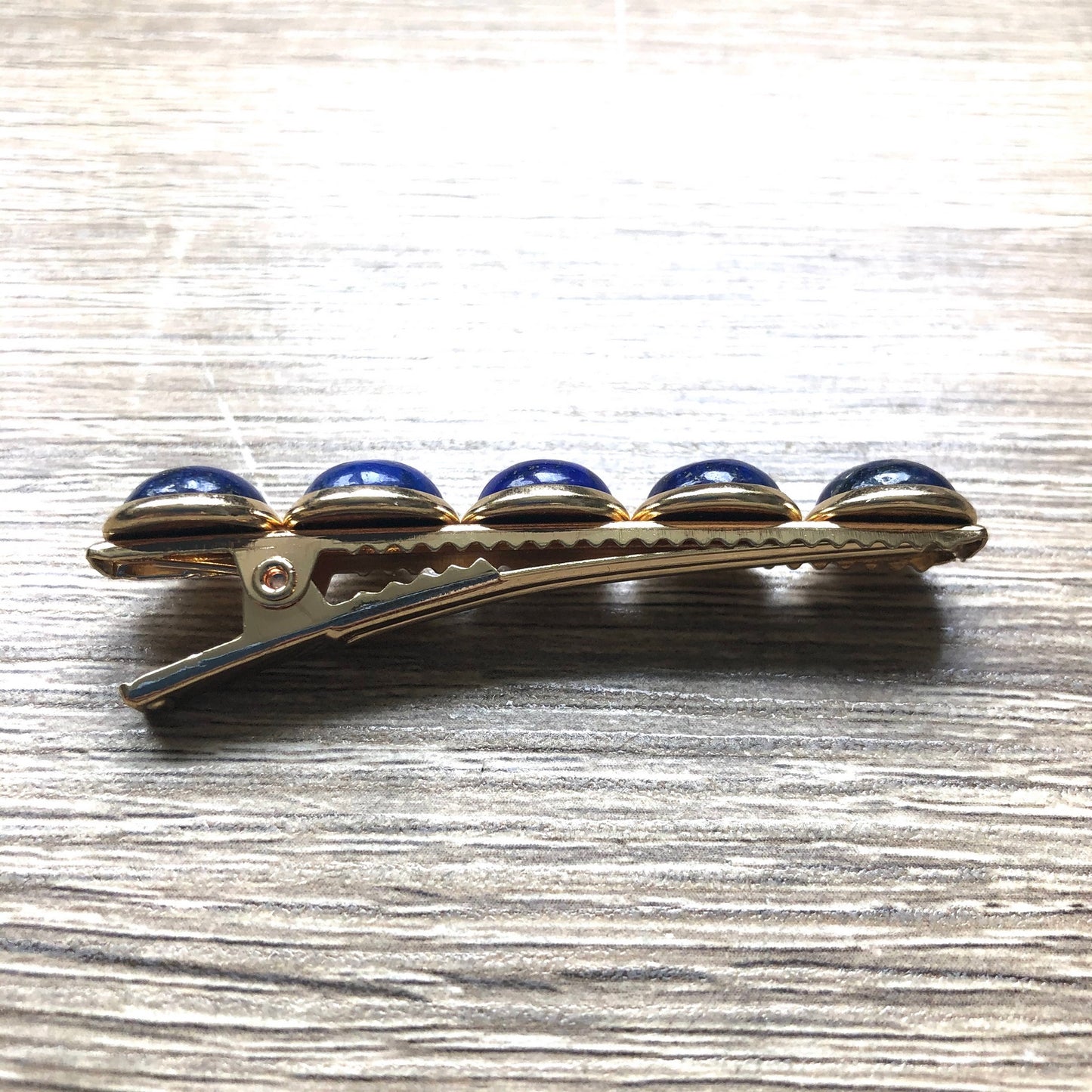 Barrette pince pierres naturelles Estelle