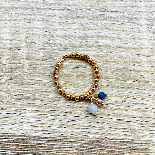 bague-boules-aigue-marine-lapis-lazuli-plaque-or
