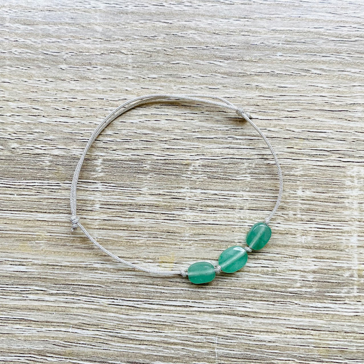 bracelet-reglable-aventurine-argente