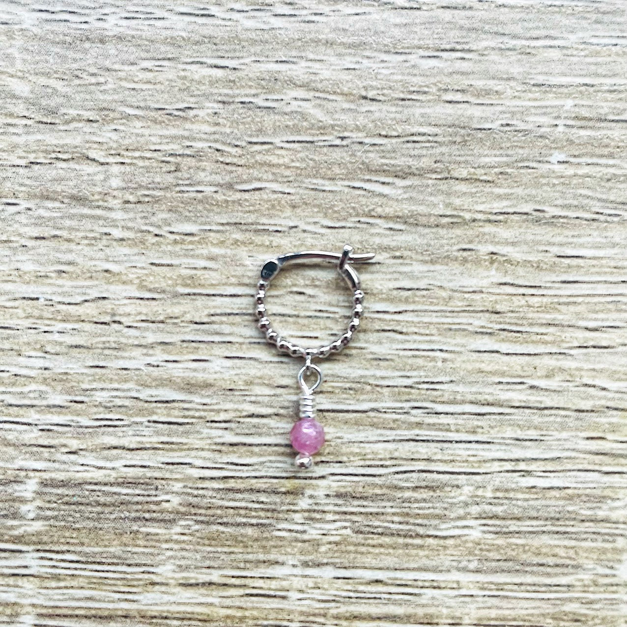 creole-boule-tourmaline-rose-argent-massif