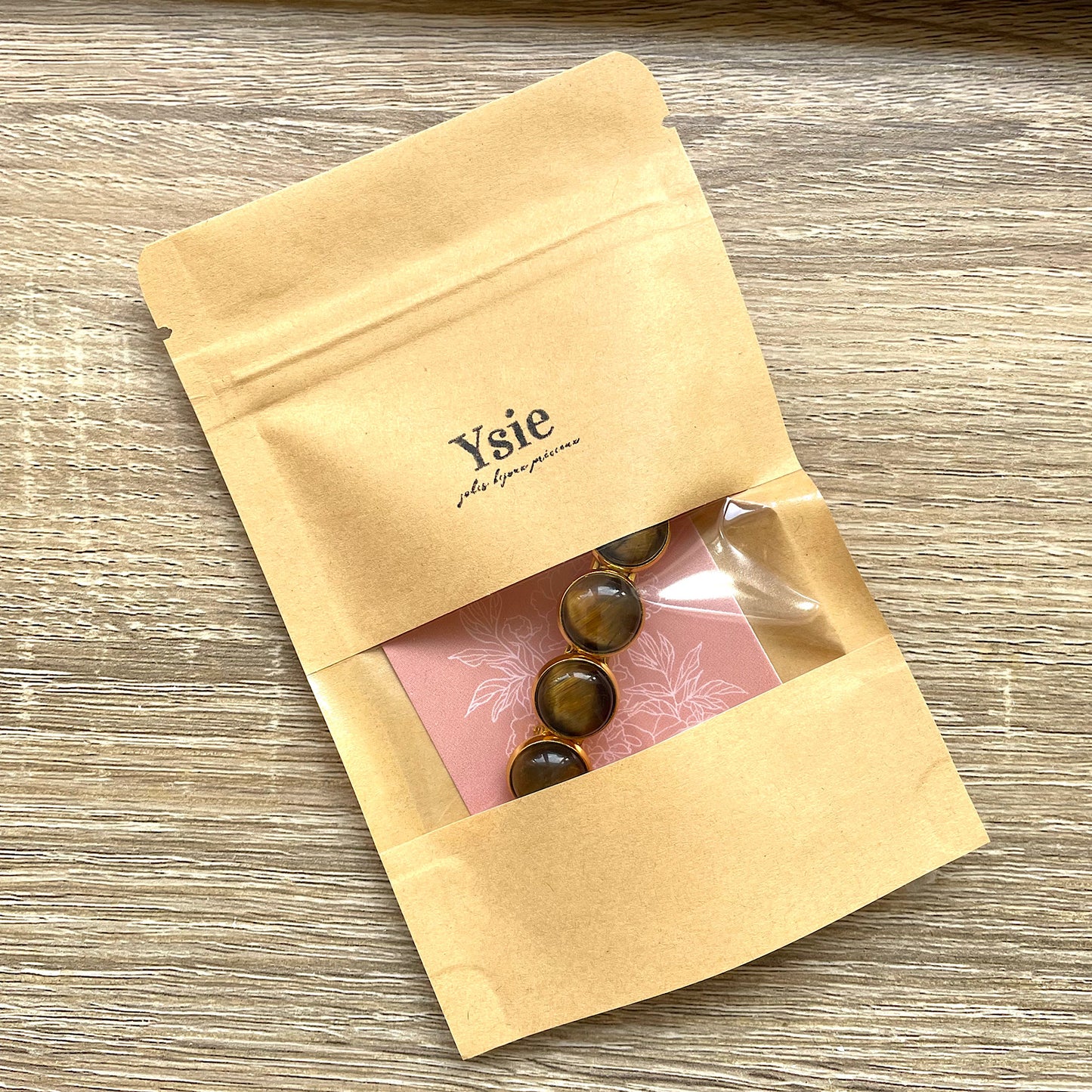 Barrette pierres naturelles Estelle
