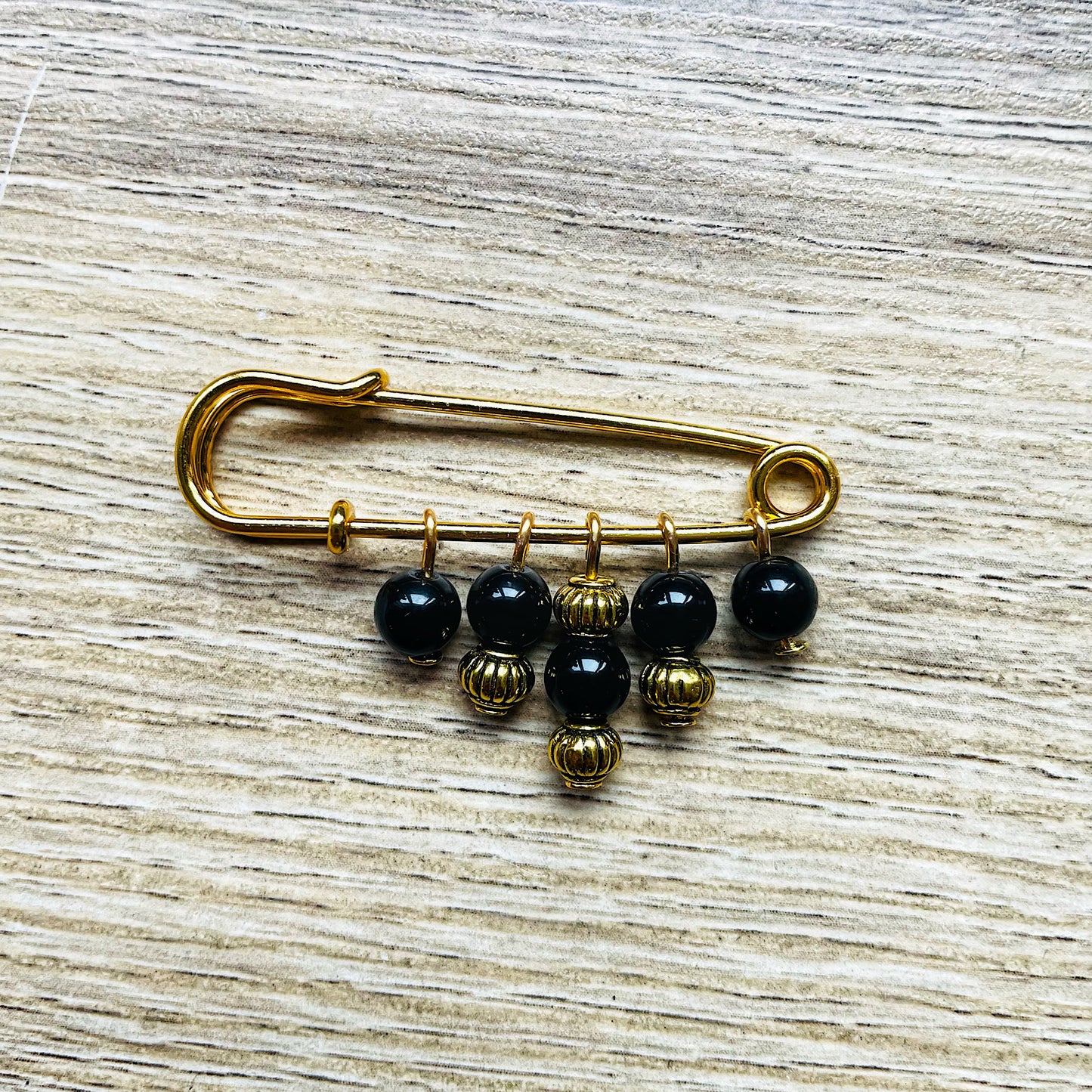 Broche Mathilde pierres naturelles