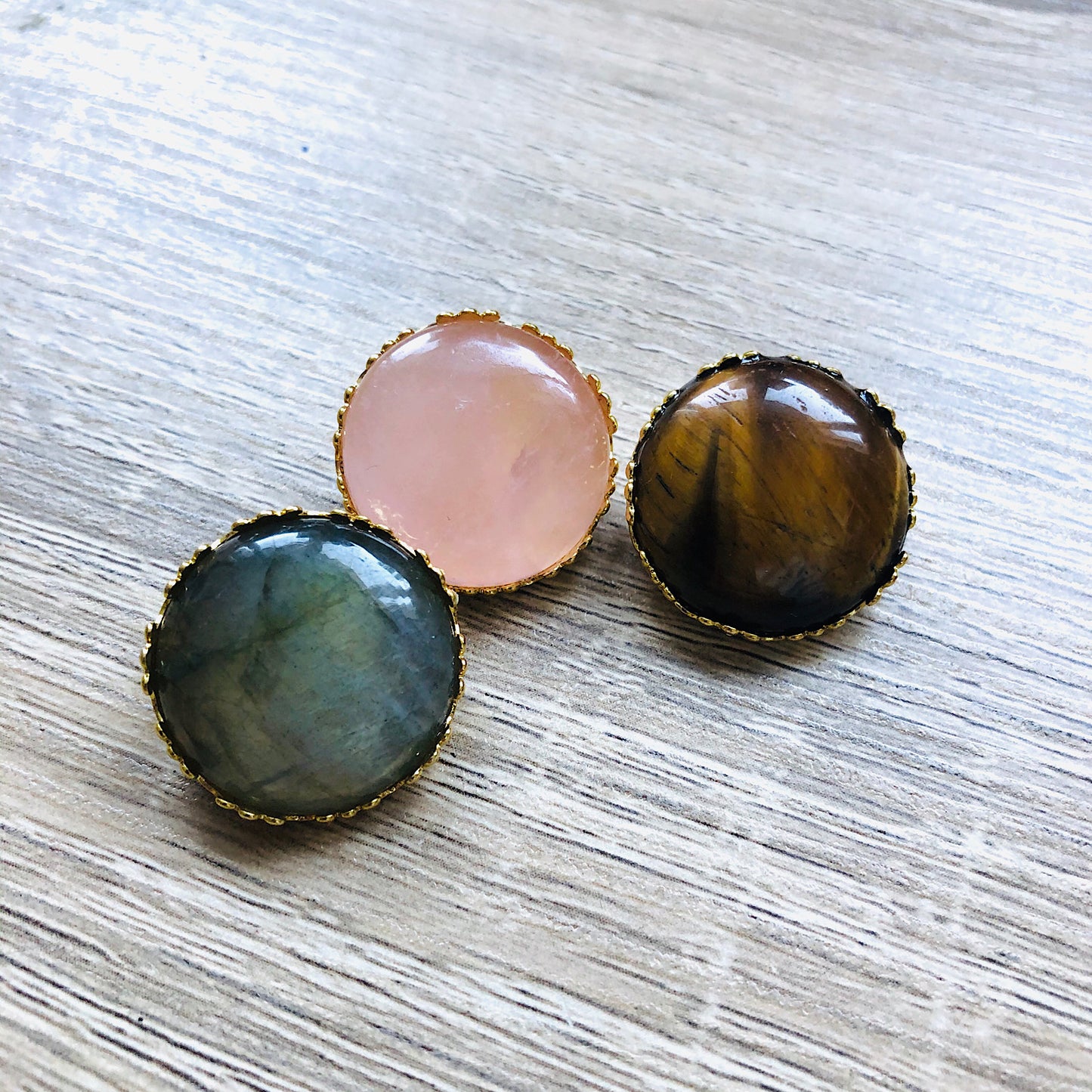 Broche pierres naturelles Margaux
