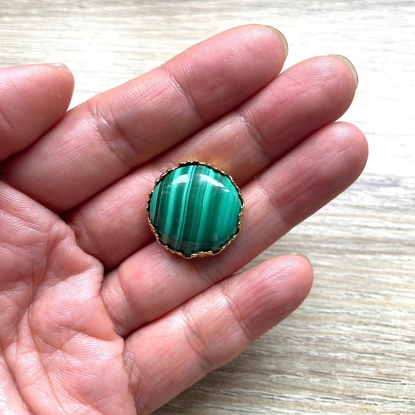 Broche pierres naturelles Margaux