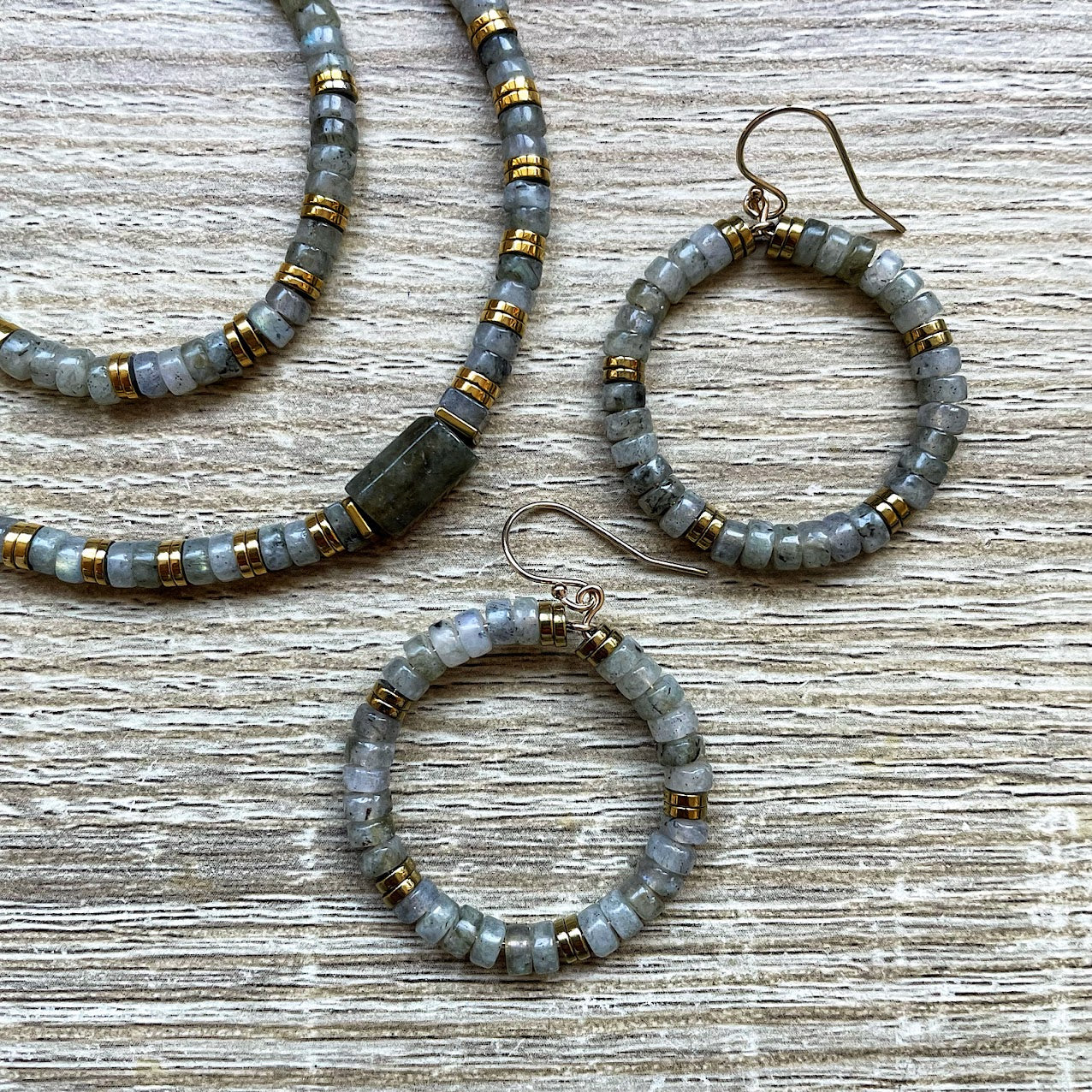 parure-collier-bracelet-boucles-labradorite-hematite