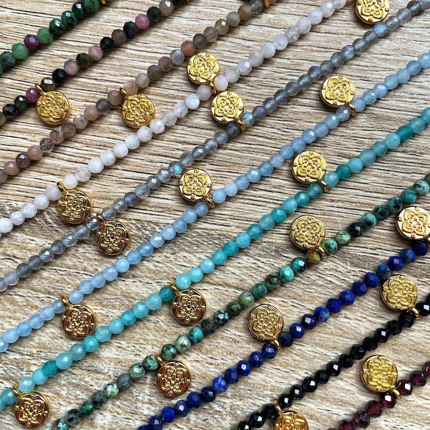 Coller Céleste pierres naturelles