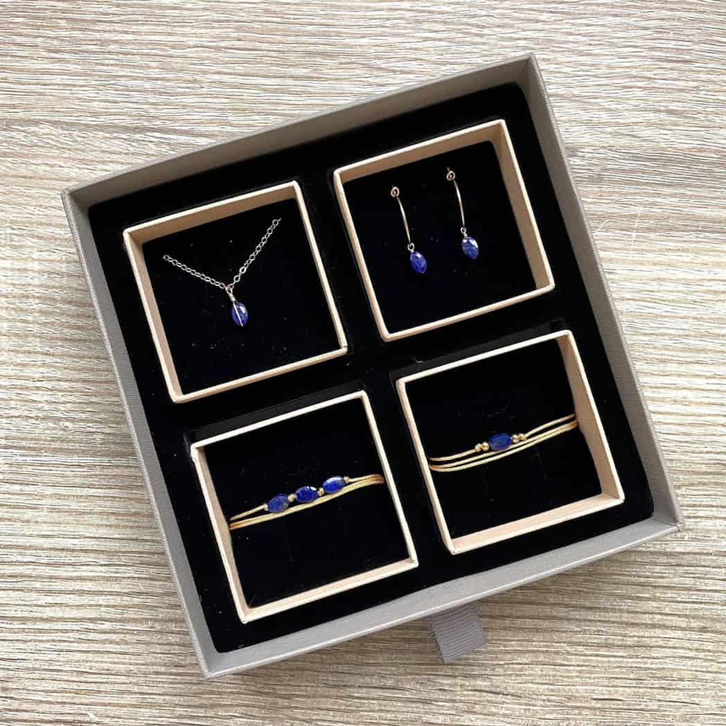 Parure bijoux pierres naturelles