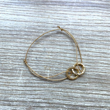 Charger l&#39;image dans la galerie, Bracelets réglables argent doré modèle unique