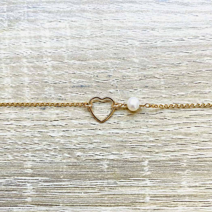 Collier cœur pierre de naissance juin
