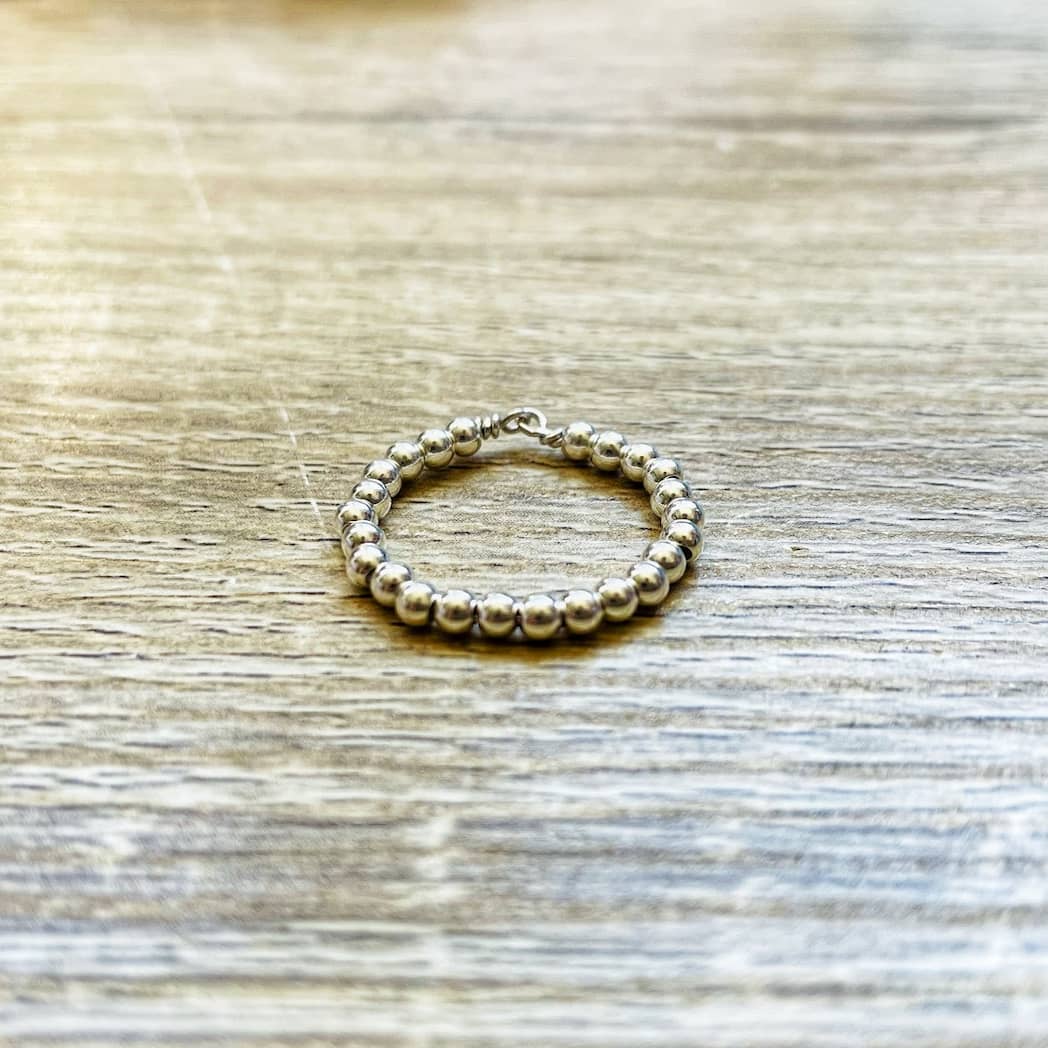 Bagues perles argent massif