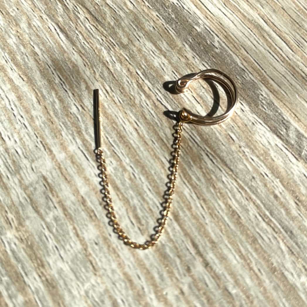 Ear cuff et bijou d'oreille Stella