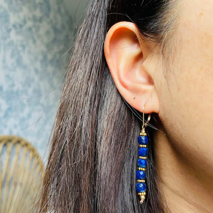 Boucles d'oreilles Lapis Lazuli