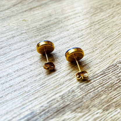 Boucles d'oreilles puces or