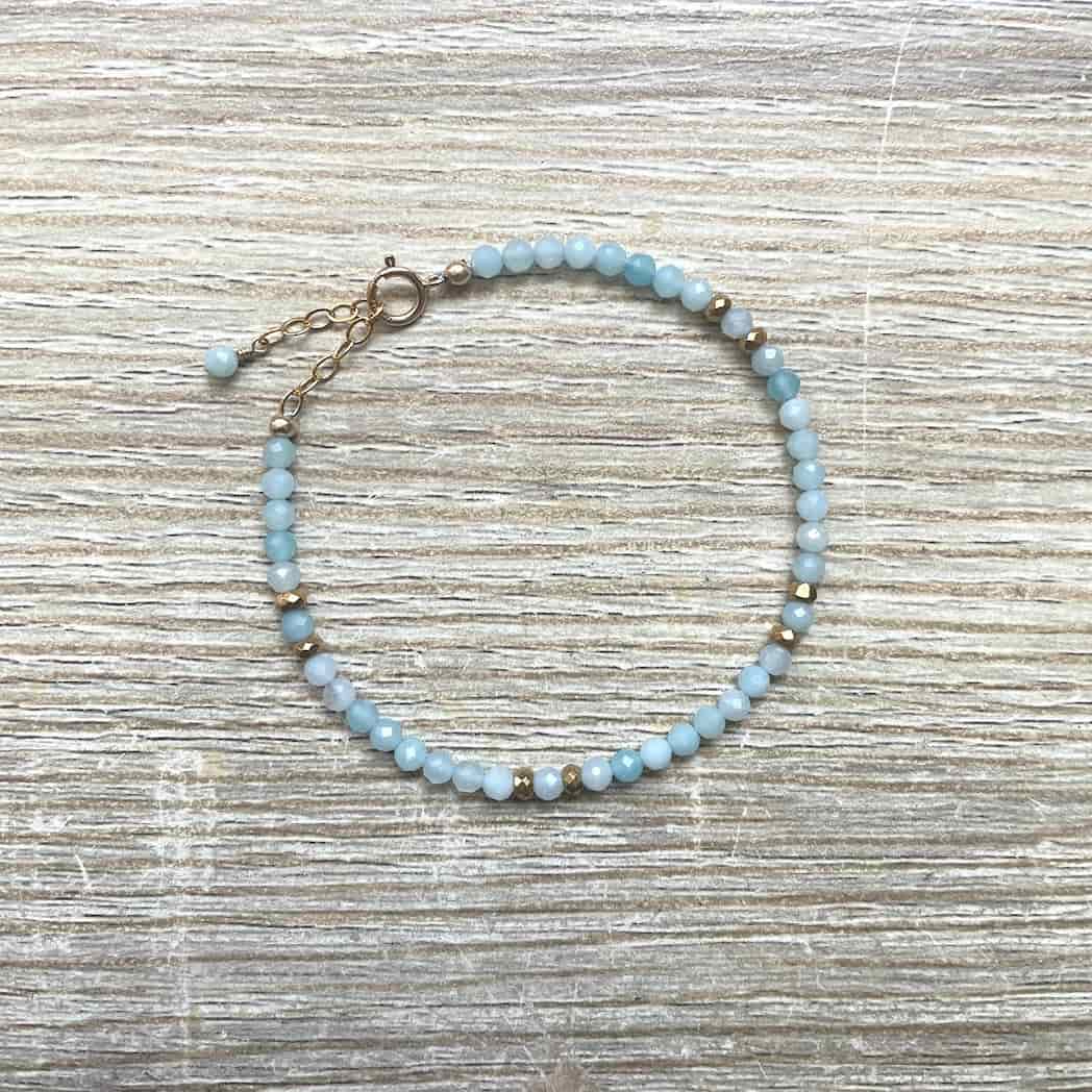 Bracelet en perles d'Amazonite