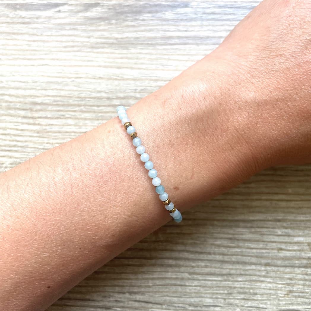 Bracelet en perles d'Amazonite