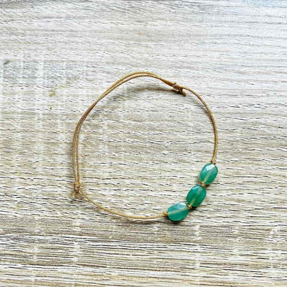 Bracelet Aventurine verte
