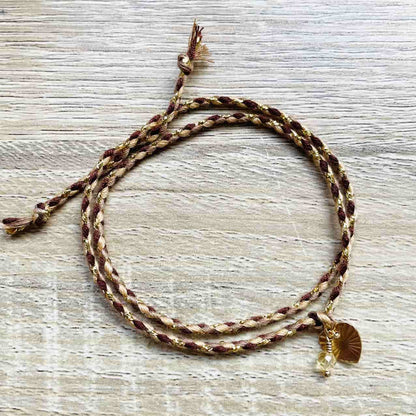 Bracelet en Citrine jaune, pierre de naissance du mois de Novembre