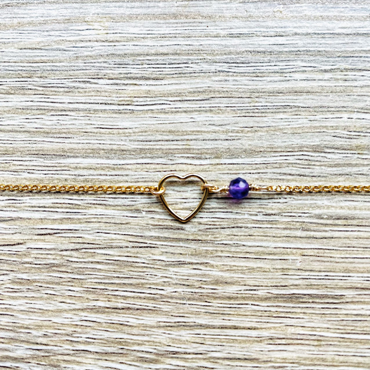 Collier pierre de naissance Mon coeur