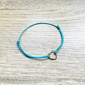 bracelet-cœur-bleu-turquoise-plaque-or