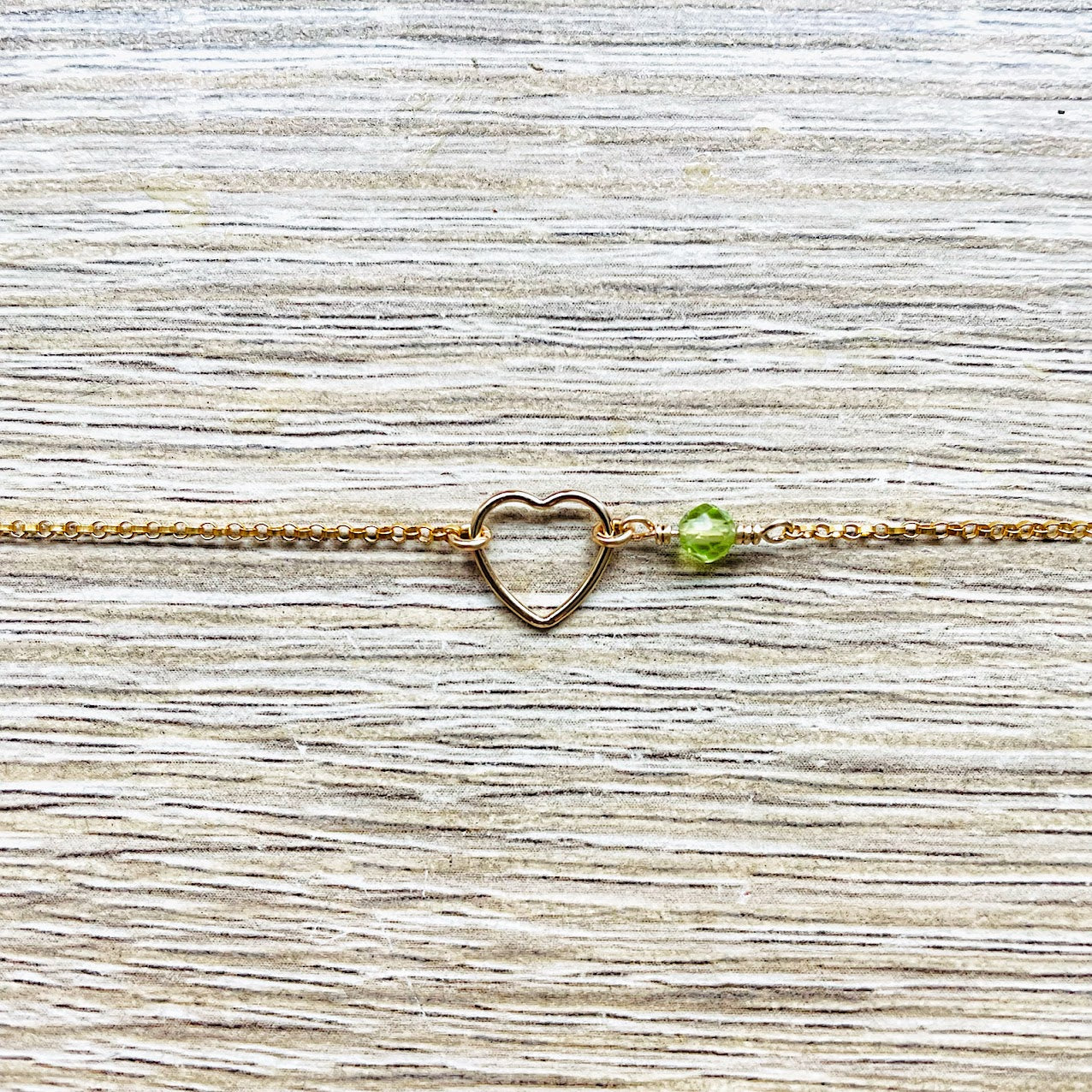 Collier pierre de naissance Mon coeur