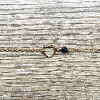 Bracelet Mon cœur pierre de naissance