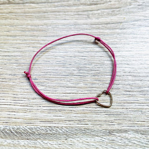     bracelet-cœur-vieux-rose-plaque-or