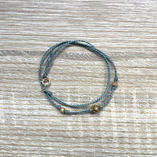 Charger l&#39;image dans la galerie, bracelet-cordon-multicolore-bleu