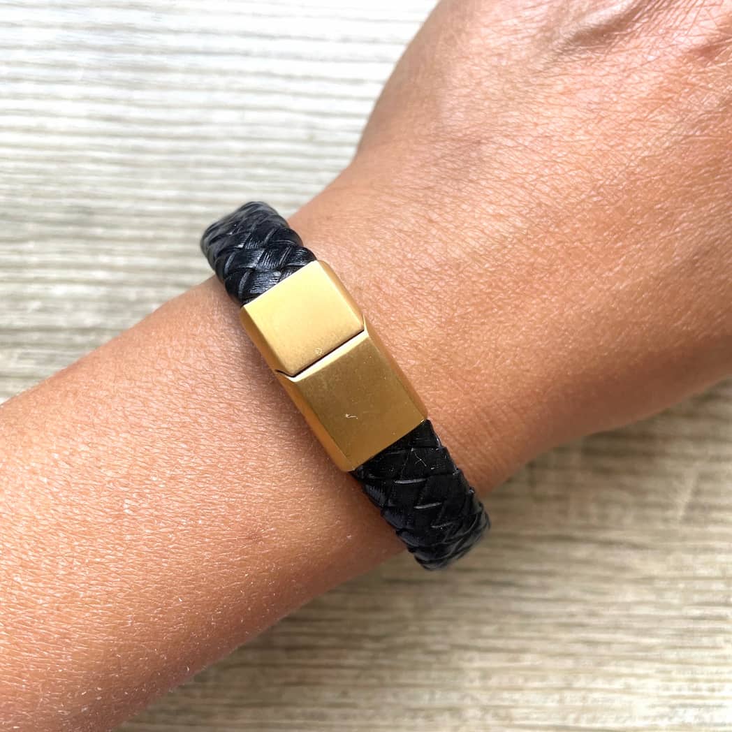 Bracelets homme cuir tressé