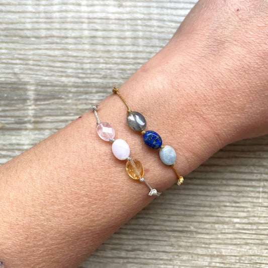 Bracelet pierres de naissance de famille