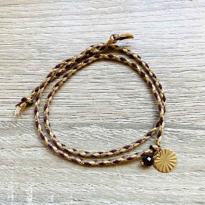 Bracelet en Grenat rouge, pierre de naissance du mois de janvier