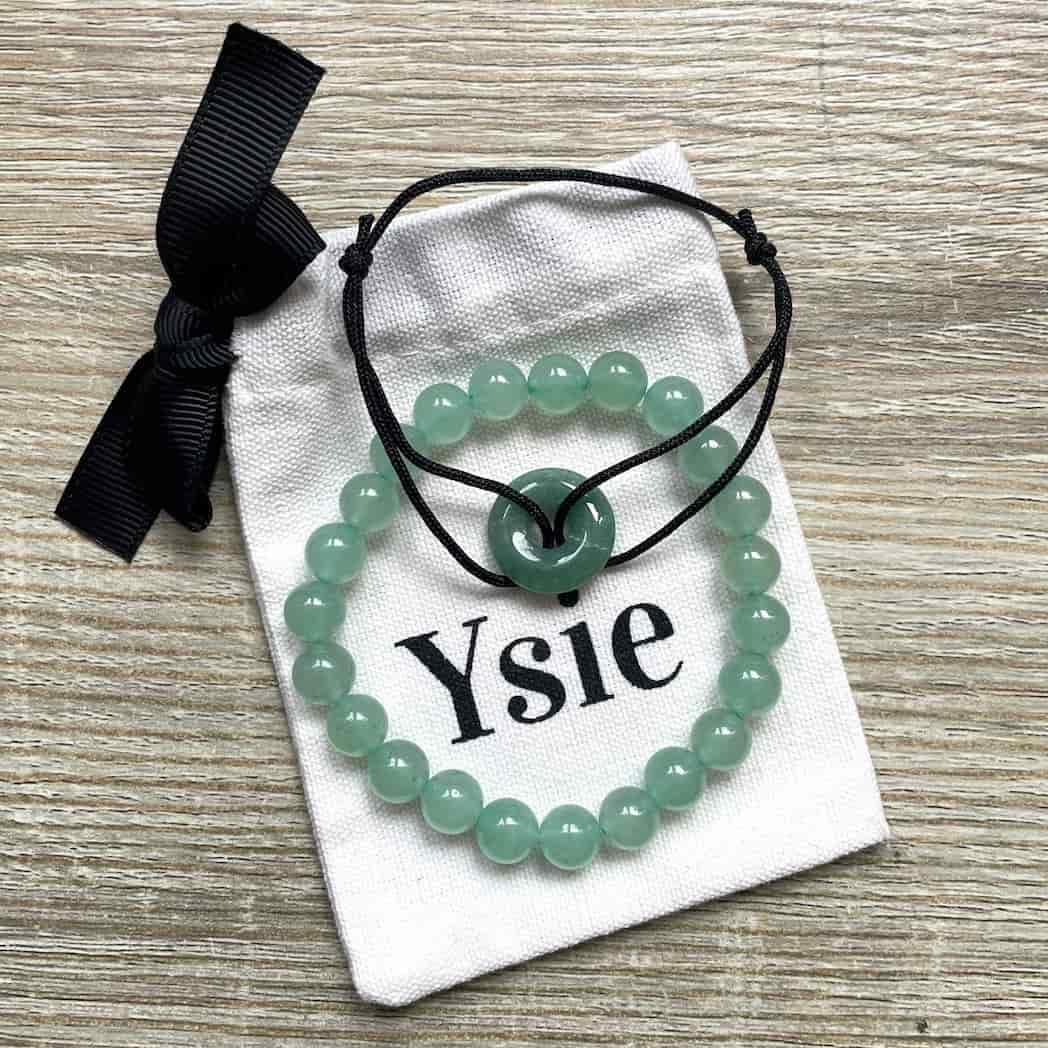 Bracelet homme en Aventurine  verte