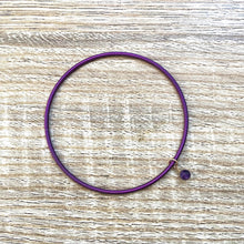 Charger l&#39;image dans la galerie, bracelet-jonc-fevrier-amethyste-violet