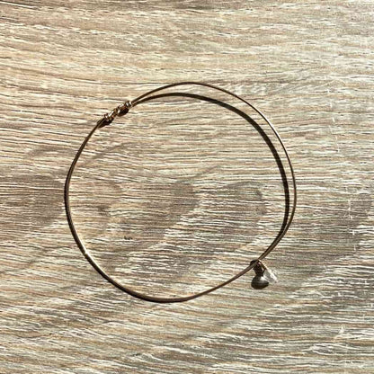 Bracelet jonc Avril Cristal de roche