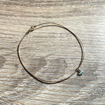 Bracelet jonc Décembre Topaze