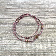 Charger l&#39;image dans la galerie, bracelet-multicolore-rose-cordon